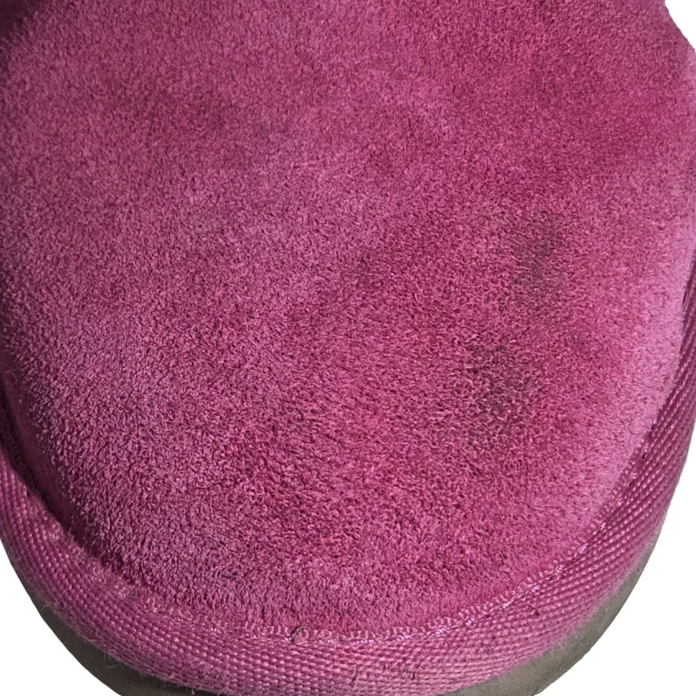Koolaburra By UGG Pink Winter Cozy Suede Fleece Soft Warm Snow